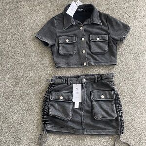 Akira Tatiana mini skirt and jacket set